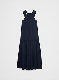Gathered Halter Maxi Dress