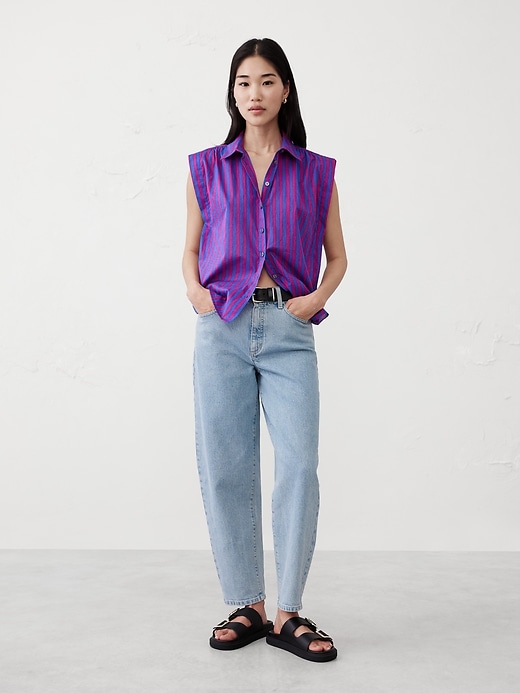 Soft Gathered Voile Shirt