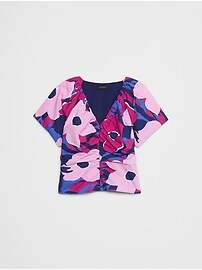 Fitted Poplin Top