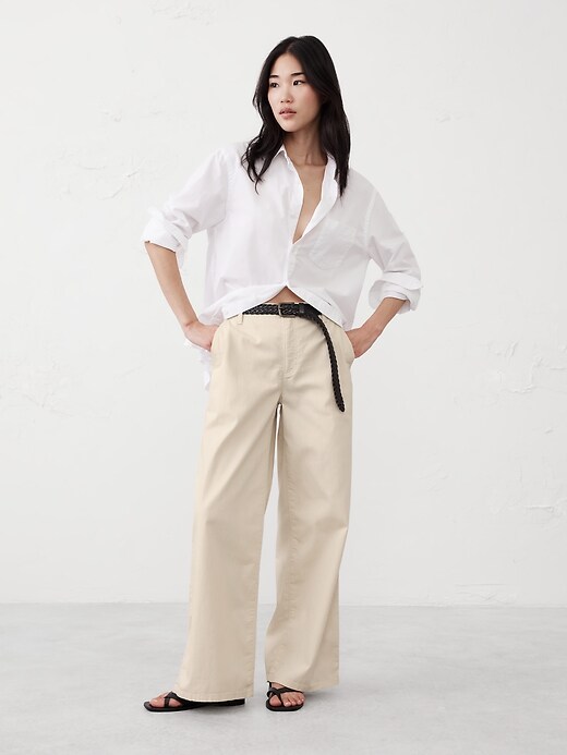Wide-Leg High-Rise Summerweight Jean