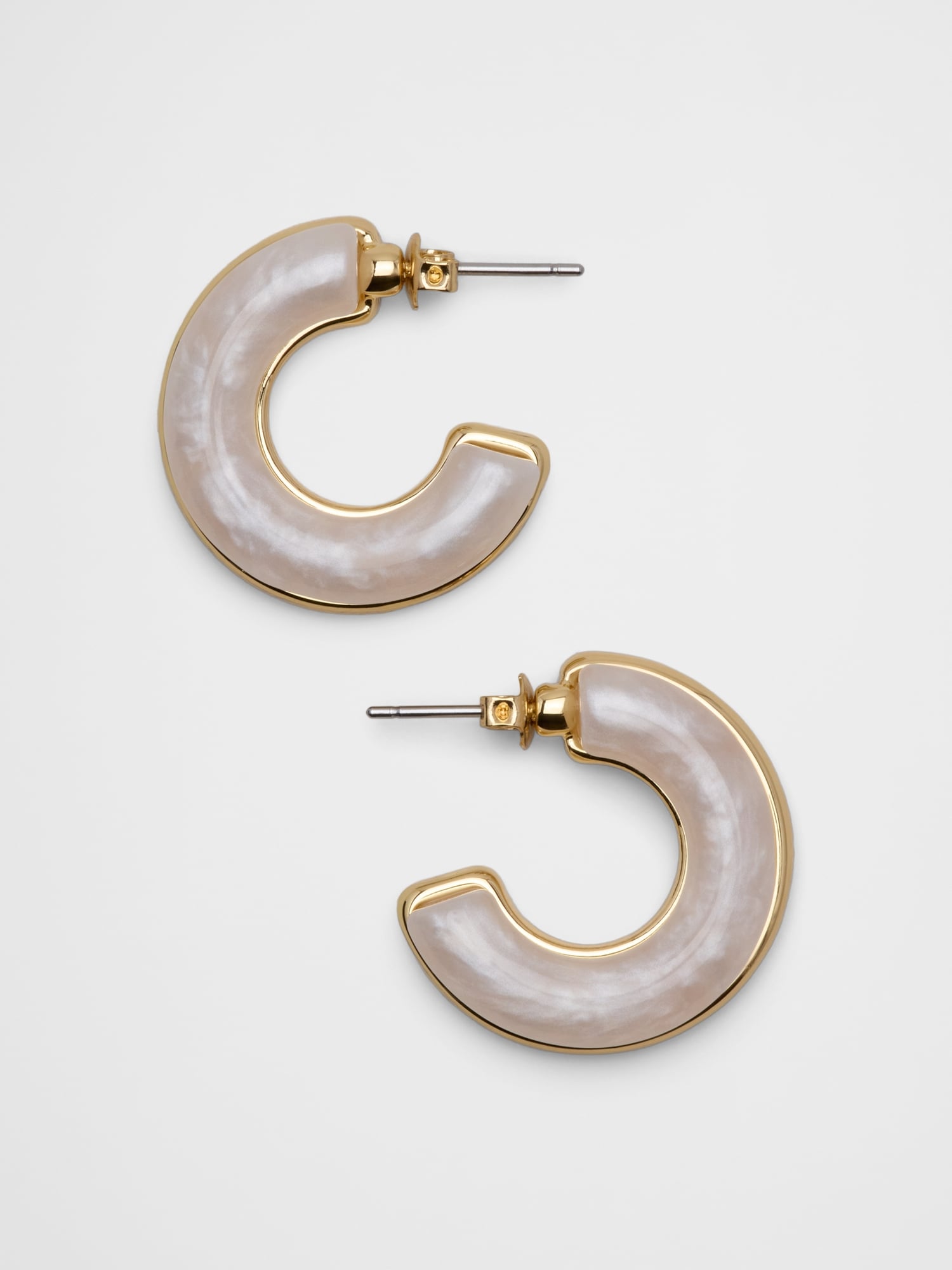 Resin Round Earrings