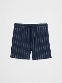 7" Linen-Blend Deck Short
