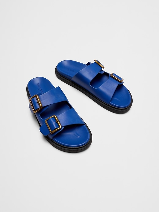 Double Strap Buckle Sandal | Banana Republic Factory