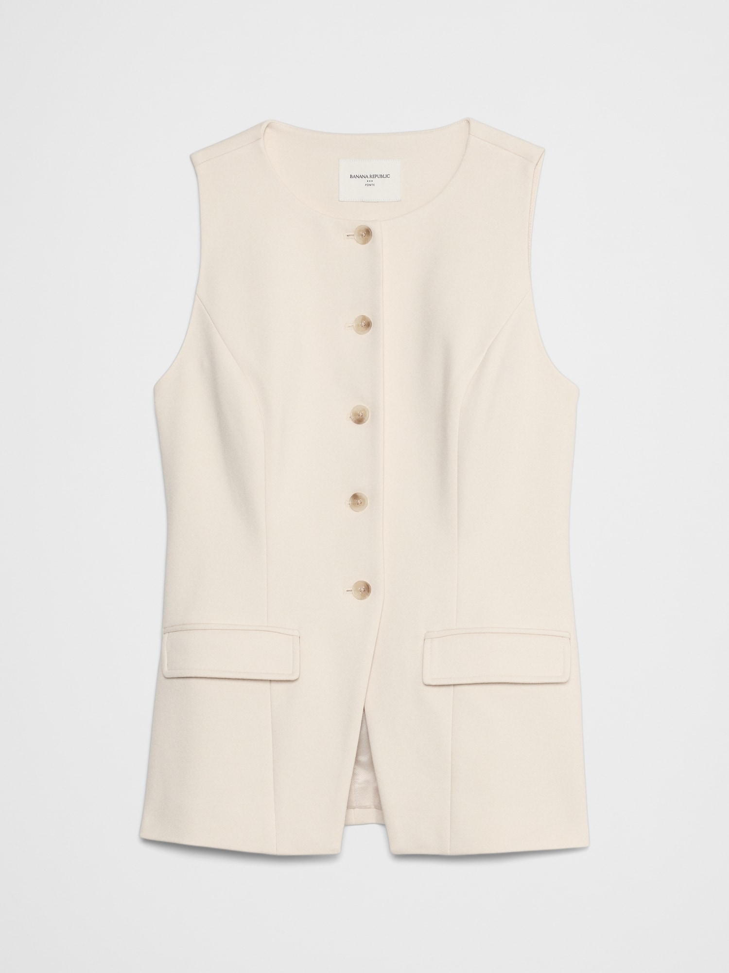 Ponte Cutaway Vest