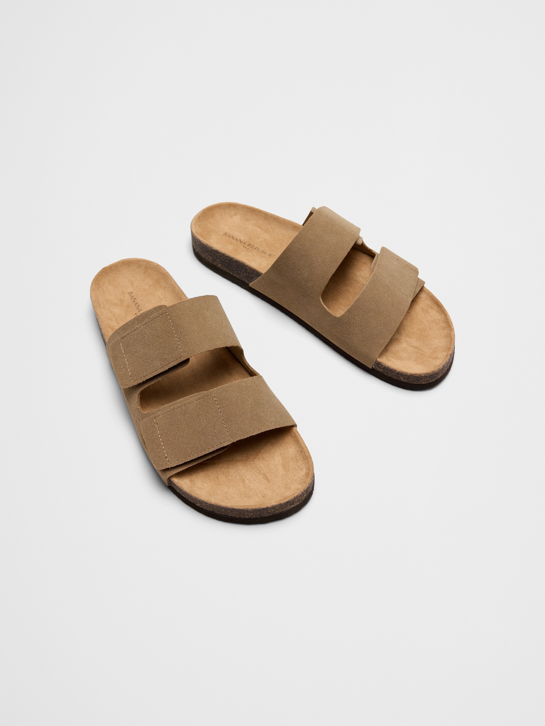 Vegan Suede Double Strap Sandal | Banana Republic Factory display picture 3