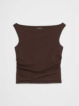 Banana Republic ★ 柔らかな風合いの一着 Scoop-Neck ドレス Linen Scoop-Neck Shift Dress | Banana Republic