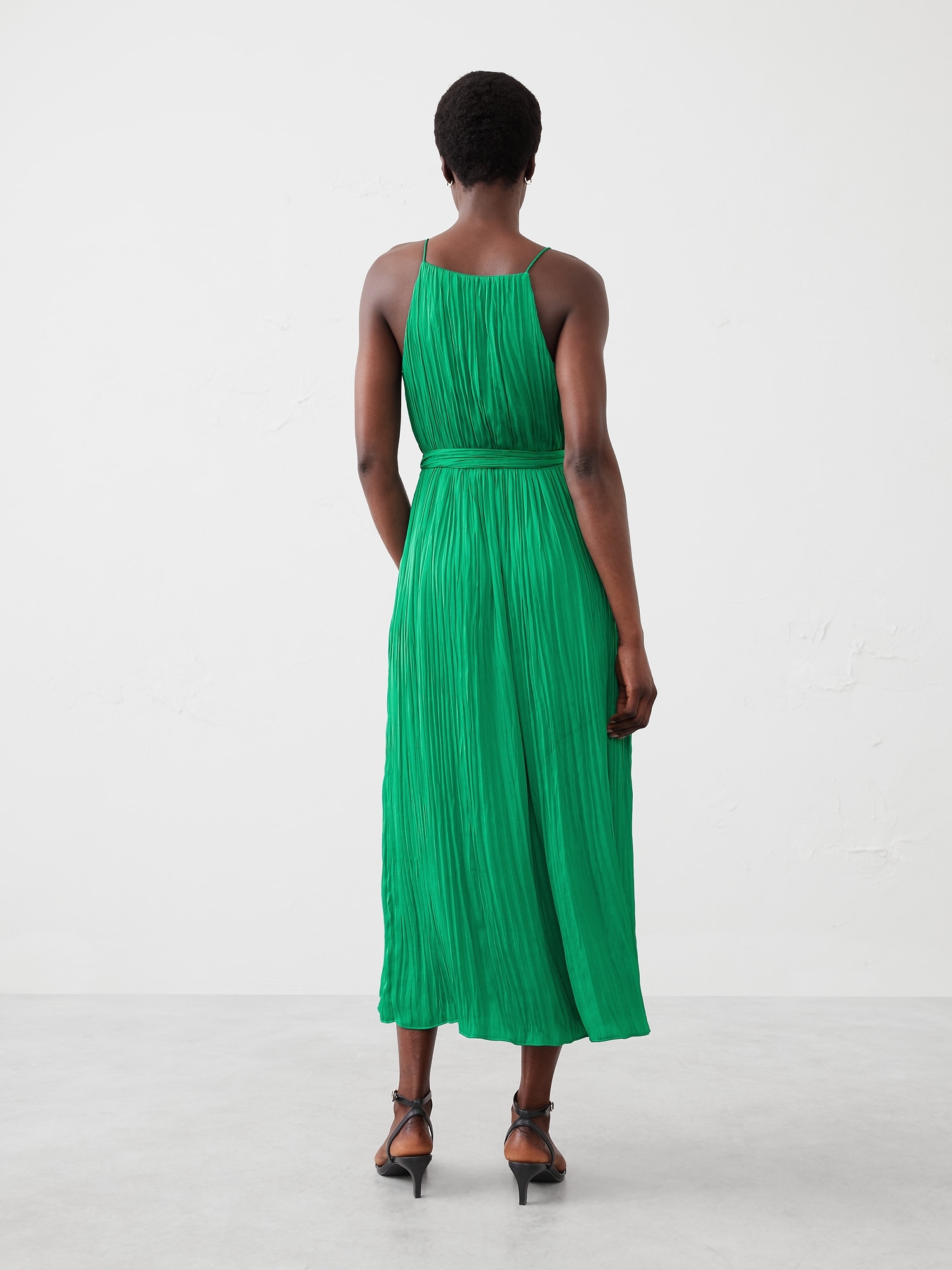 Fine-Gathers Maxi Dress