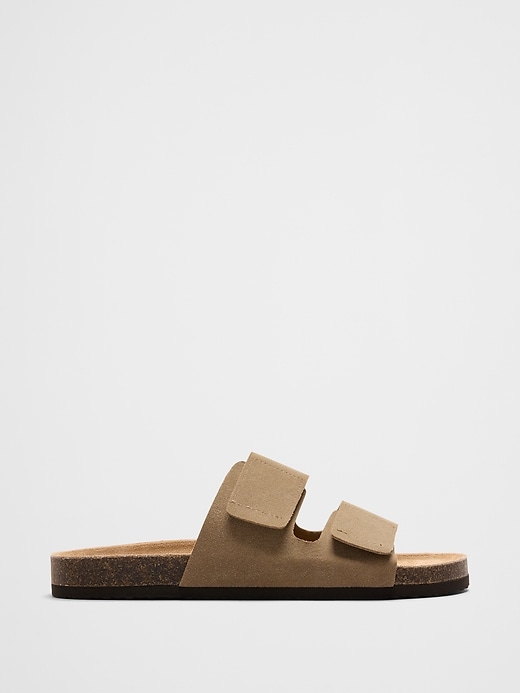Banana Republic Beige Suede Buckle Sandals New Banana Republic Beige Suede Embellished Sandals US 11 | eBay main image 4