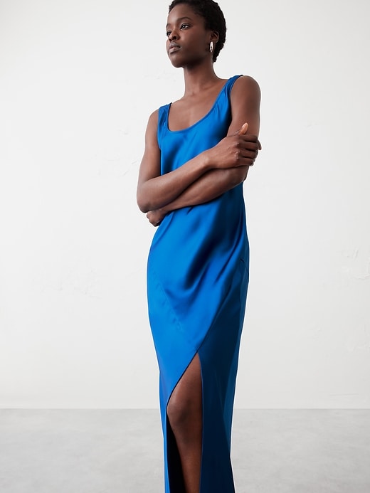 Satin Maxi Dress