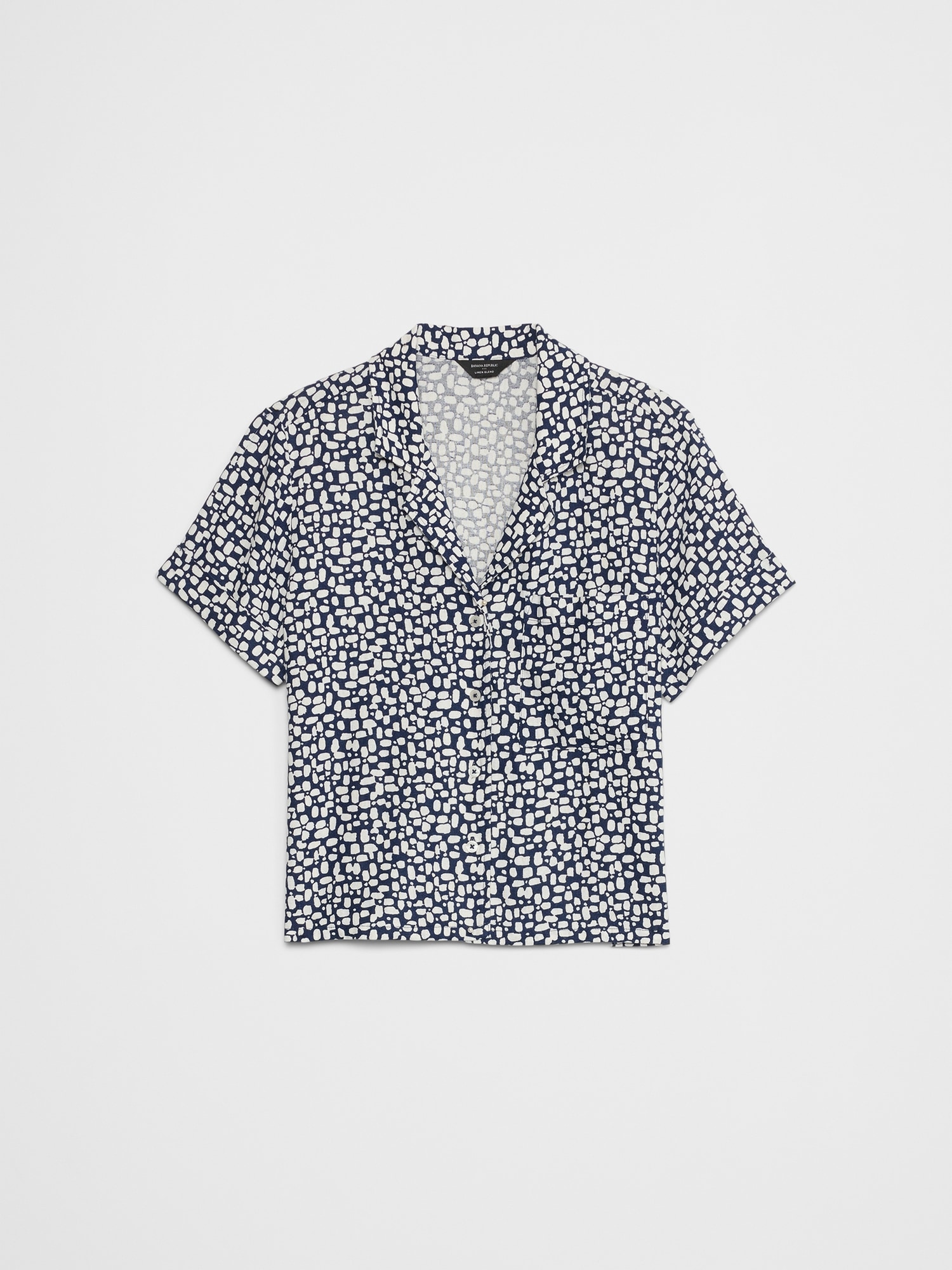Linen-Blend Shirt