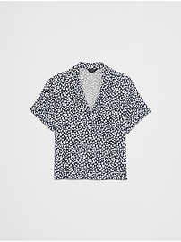 Linen-Blend Shirt