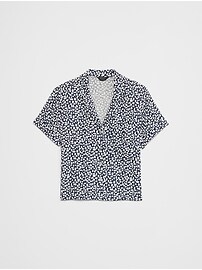 Linen-Blend Shirt
