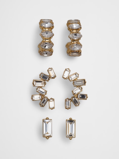 Baguette Earrings Multipack