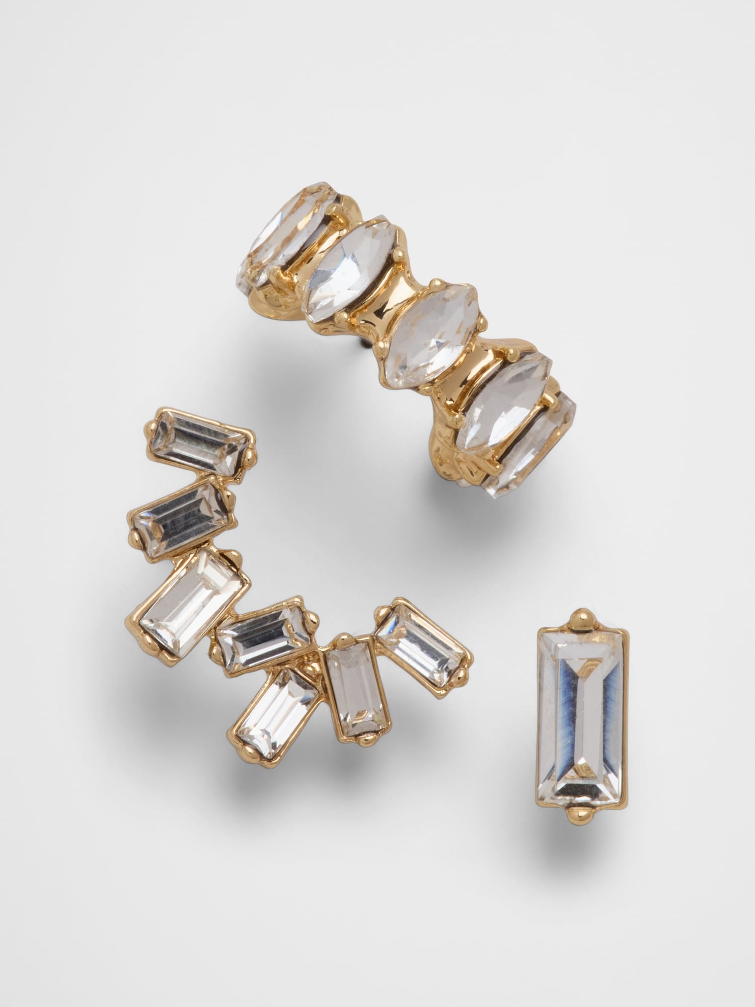 Baguette Earrings Multipack