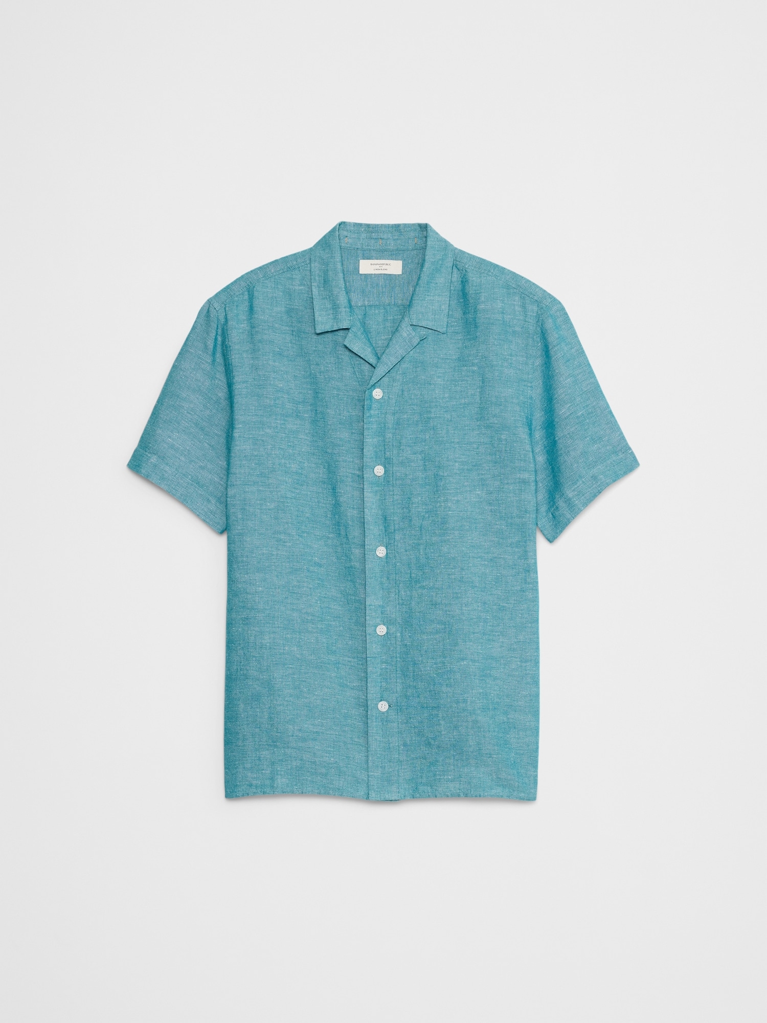 Linen-Blend Resort Shirt