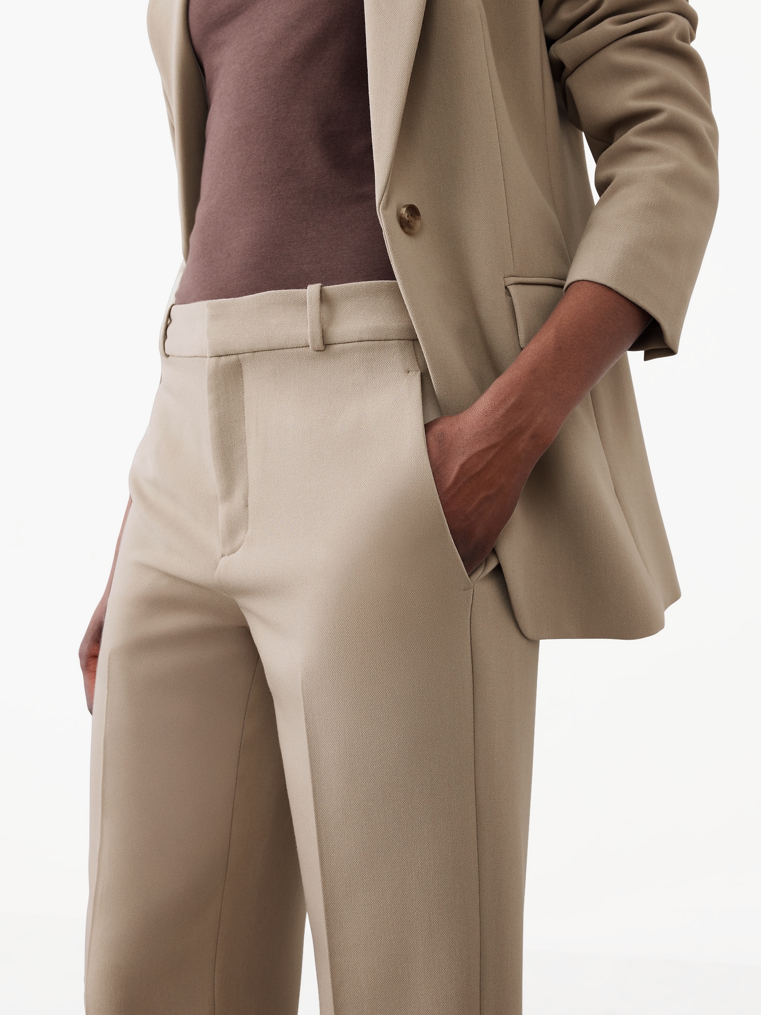 Straight Bistretch Ankle Pant