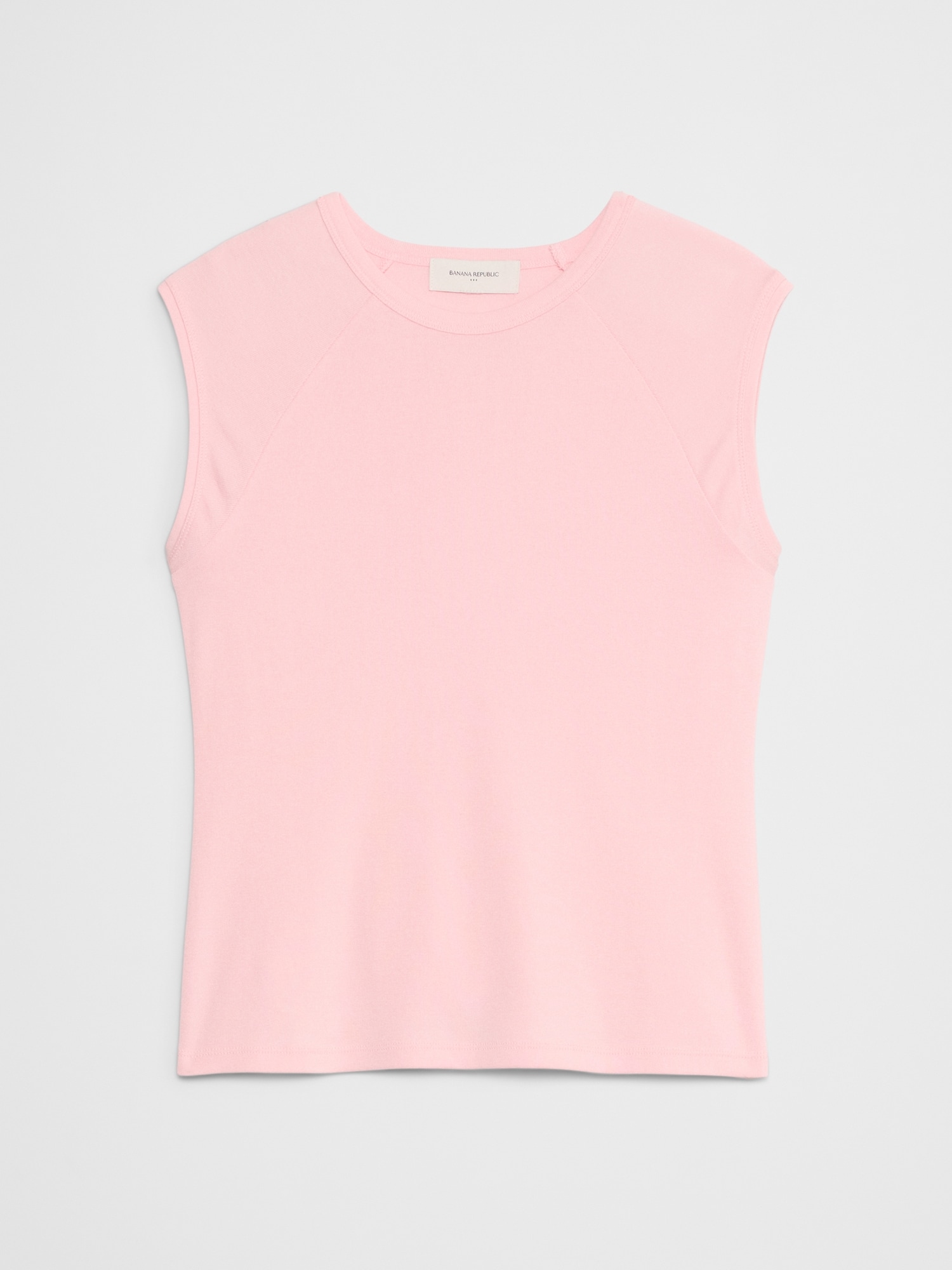 Ribbed High-Crew Top