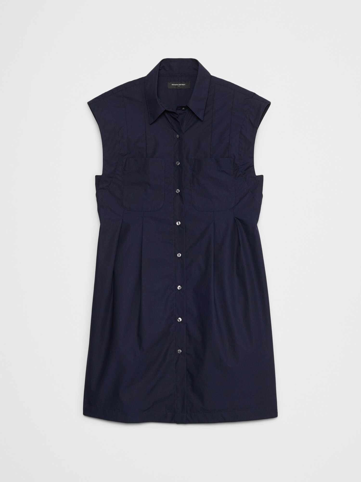 Poplin Utility Mini Shirtdress