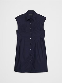 Poplin Utility Mini Shirtdress