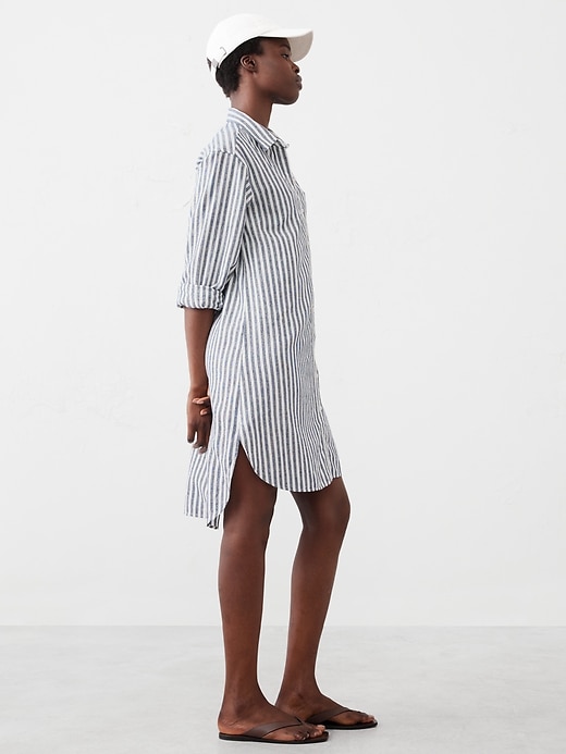 Seersucker Mini Shirtdress | Banana Republic Factory