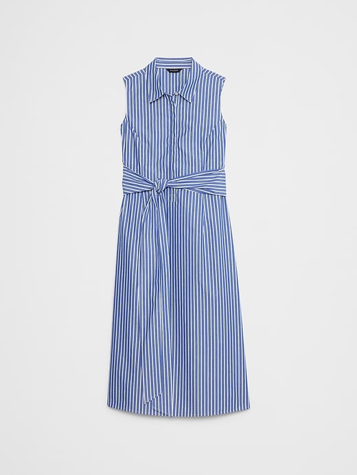 banana republic poplin cross waist midi dress Poplin Cross-Waist Midi Dress