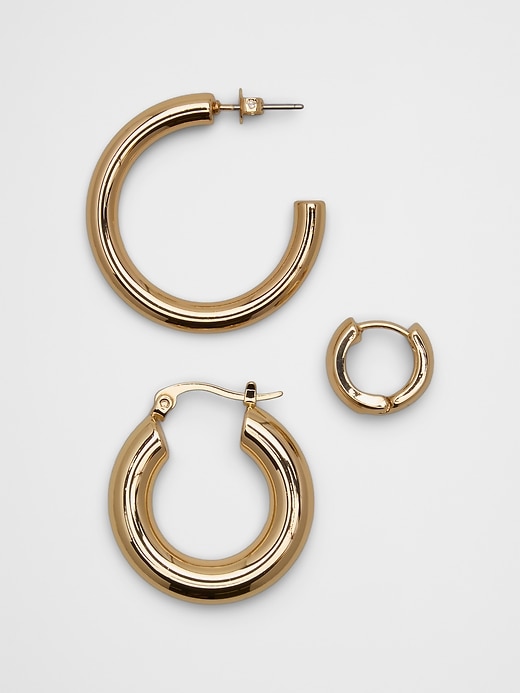 Gold Earrings Set