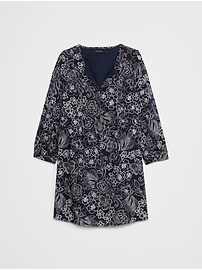 Puff-Sleeve Peplum Mini Shift