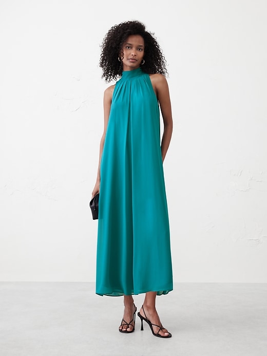 sachin and babi light blue dress Dolce & Gabbana Short Multi-Colored Chiffon Dress With Draping - Multicolor