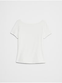 Soft Stretch Open-Back Top