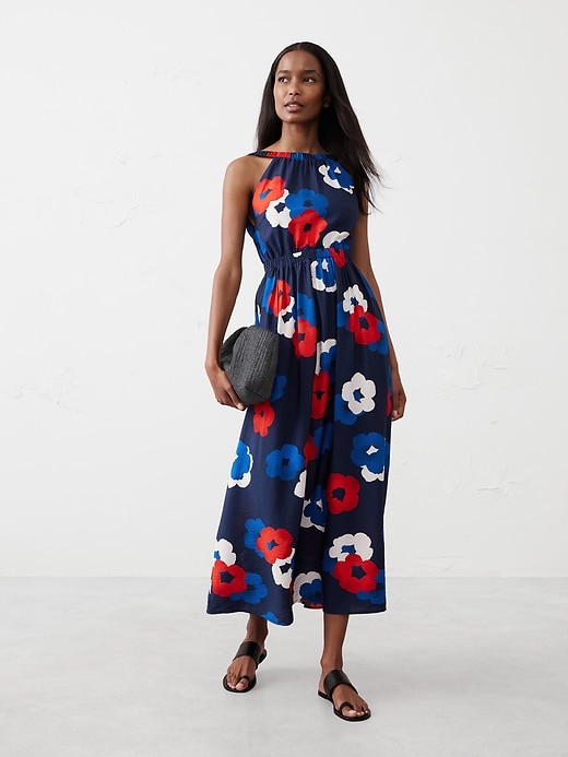 white midi silk dress WHITE DEMI CUP SATIN DRAPED MIDI DRESS