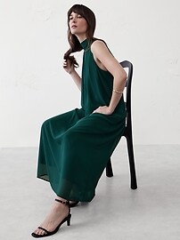 Chiffon Midi Dress