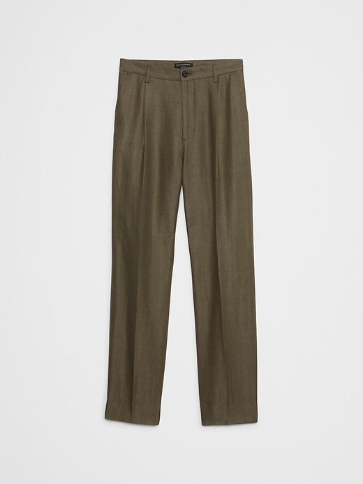 Harbor Linen-Blend Wide-Leg Pant | Banana Republic Factory