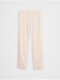 Linen-Blend Pull-On Pant