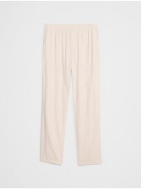 Linen-Blend Pull-On Pant