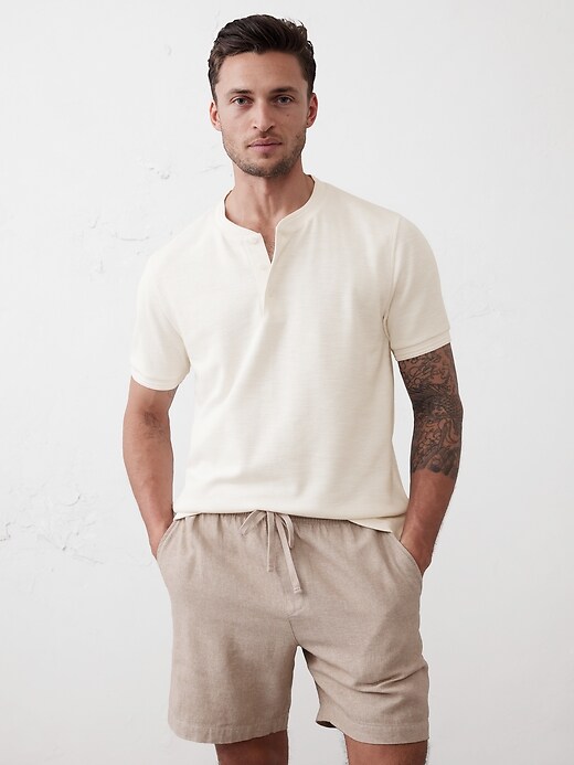 Textured Henley