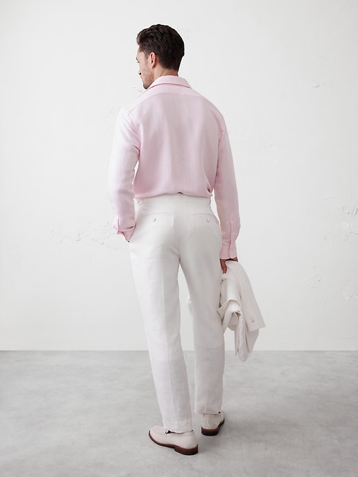 Linen-Blend Shirt