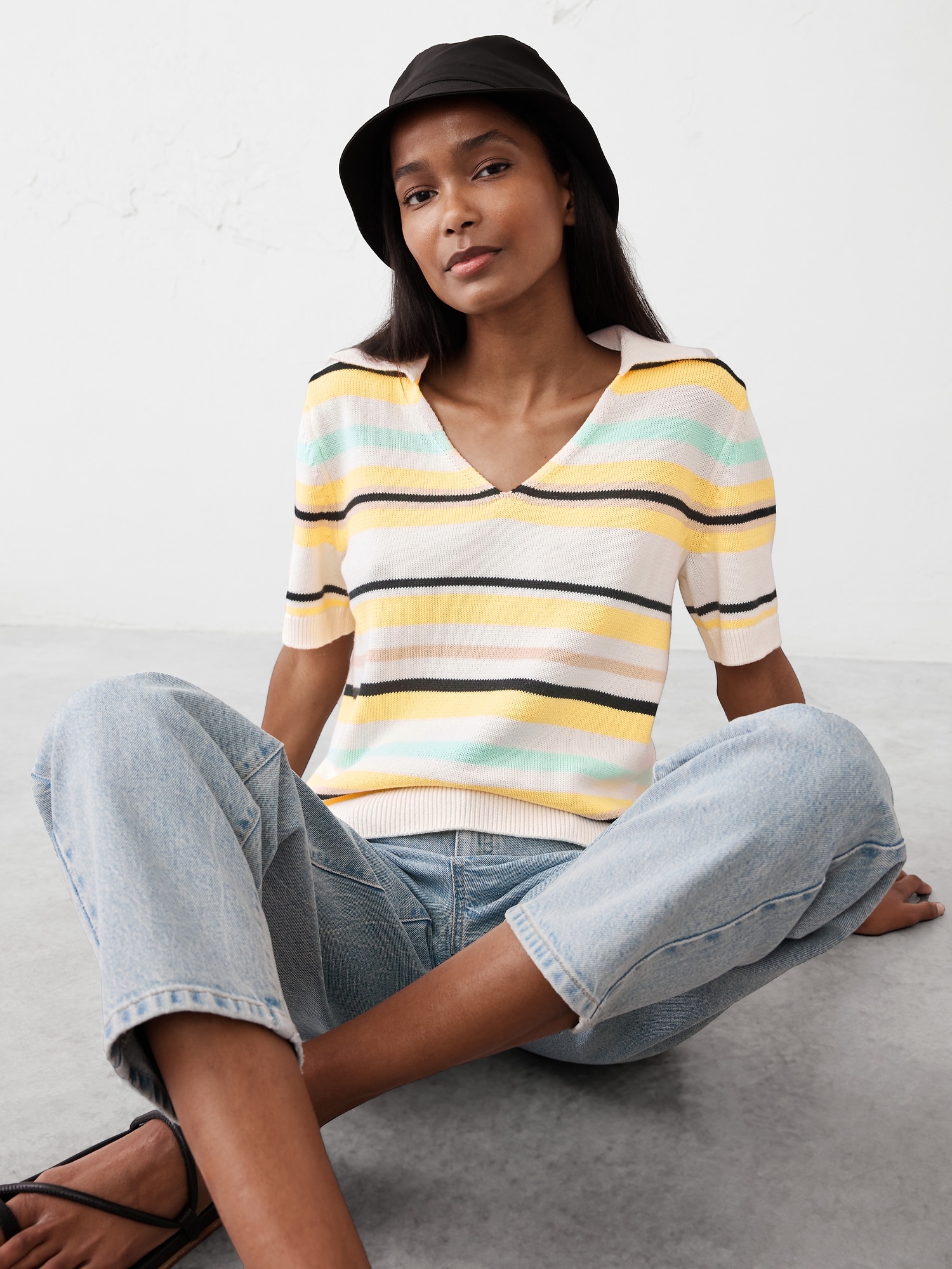 Collared Pullover Sweater