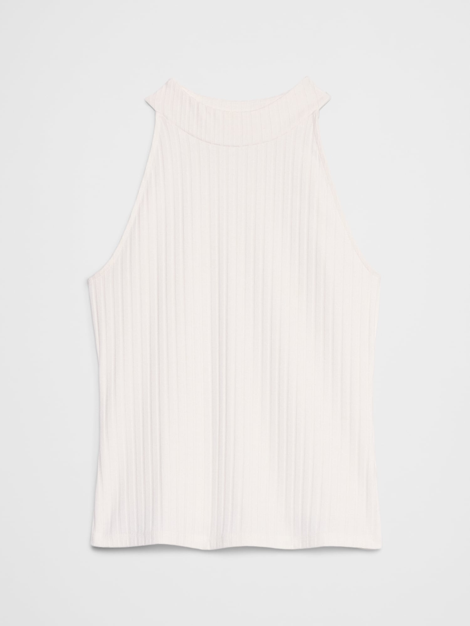 Wide Ribbed Halter Top
