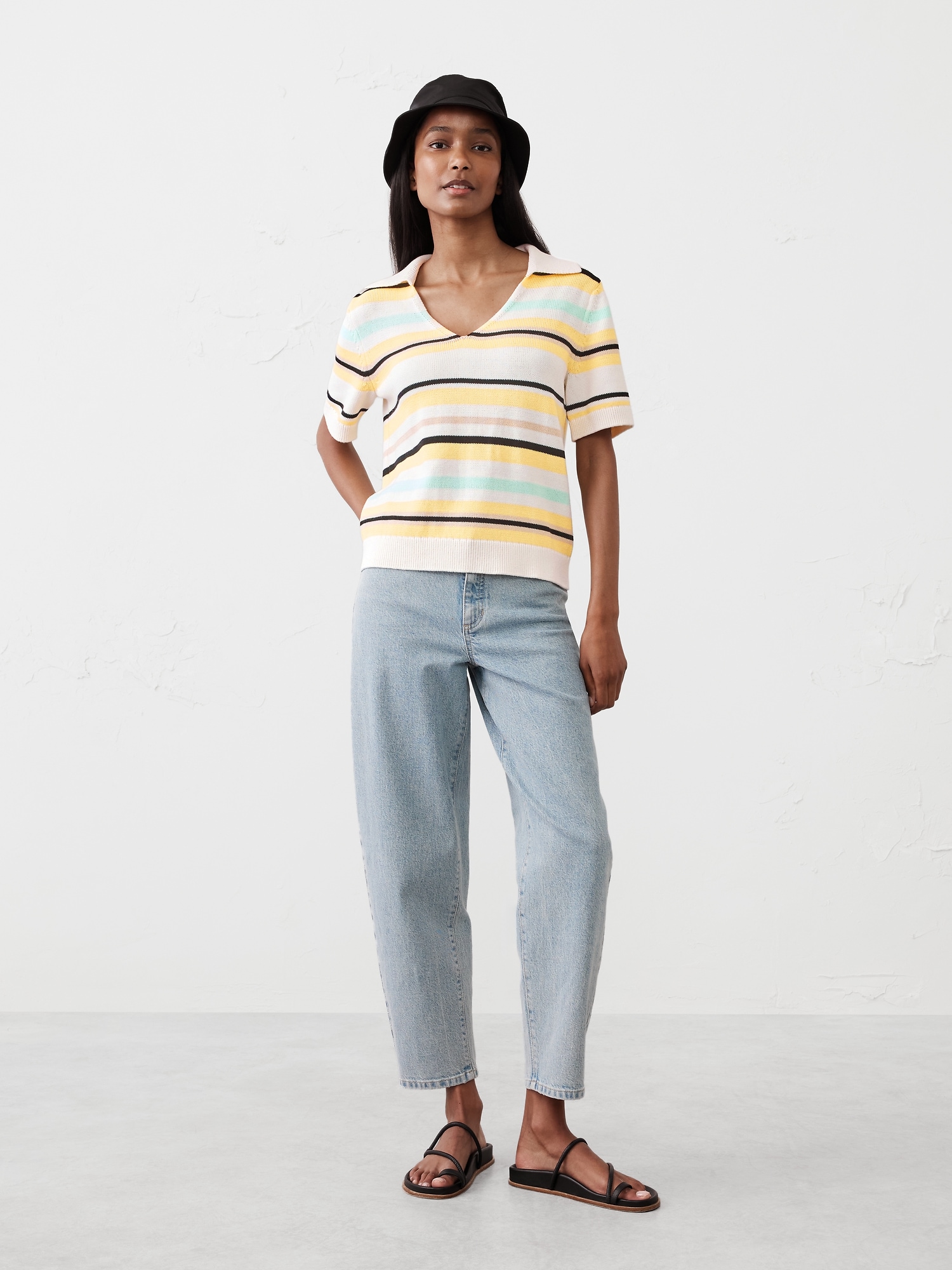 Collared Pullover Sweater