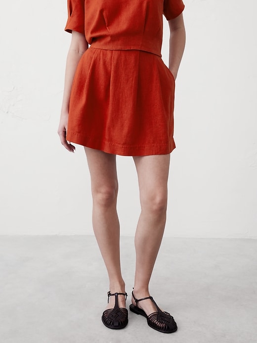Pleated Mini Skort