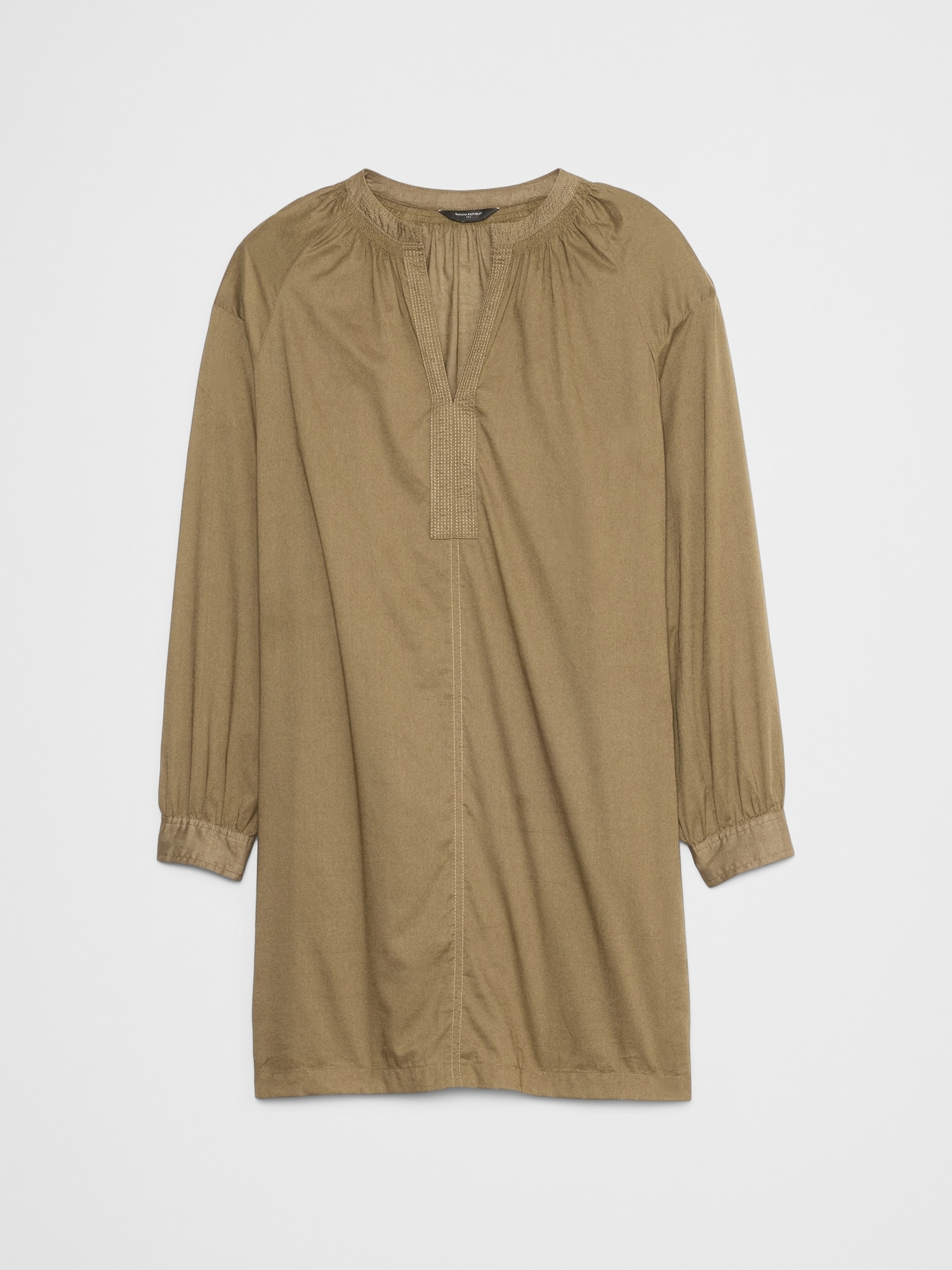 Trapunto Voile Mini Dress