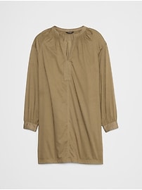 Trapunto Voile Mini Dress