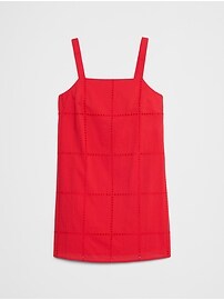 Eyelet Mini Dress