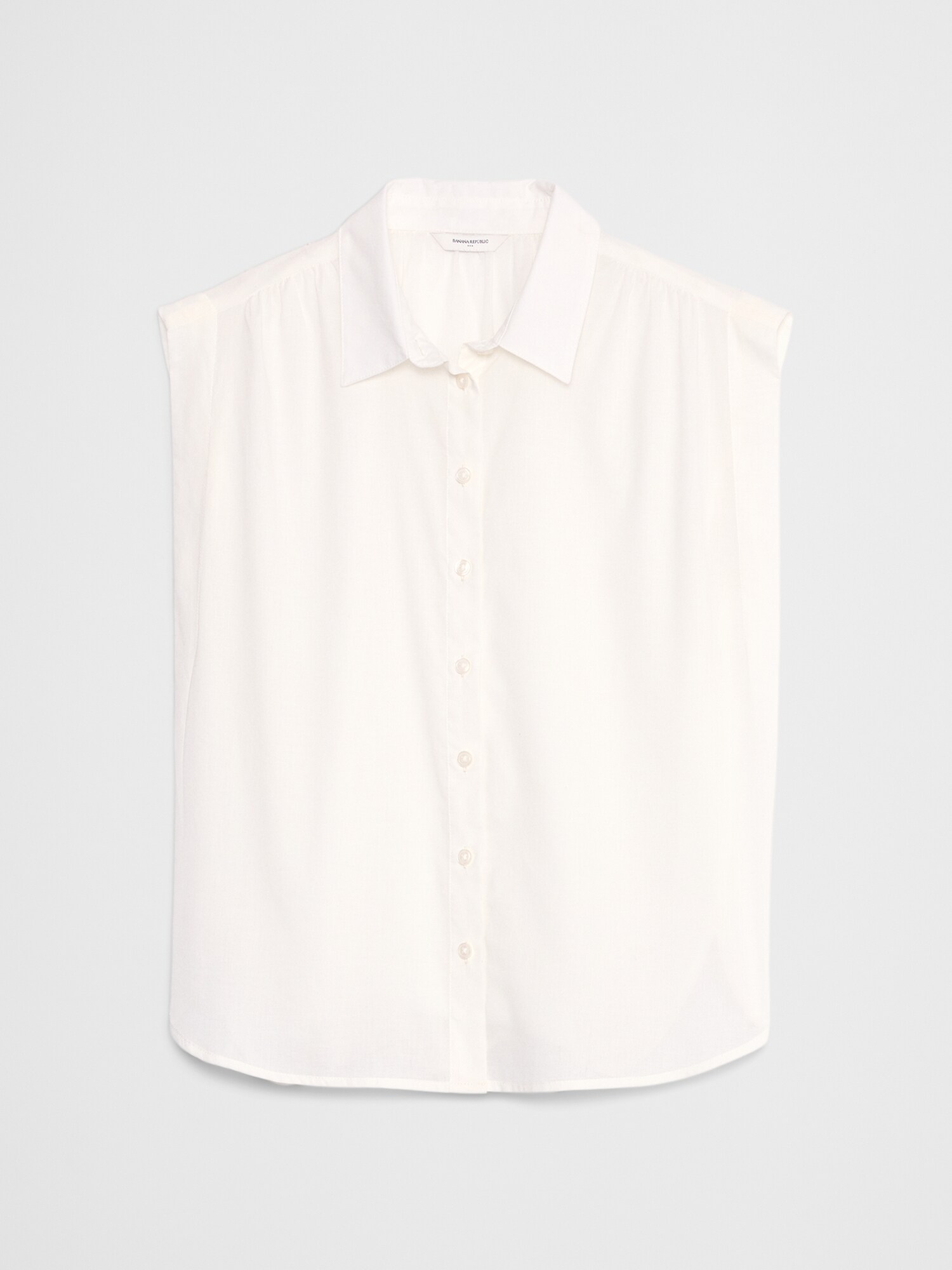 Soft Gathered Voile Shirt