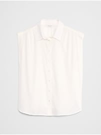 Soft Gathered Voile Shirt