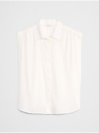Soft Gathered Voile Shirt