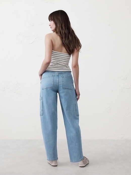 Barrel High-Rise Utility Jean