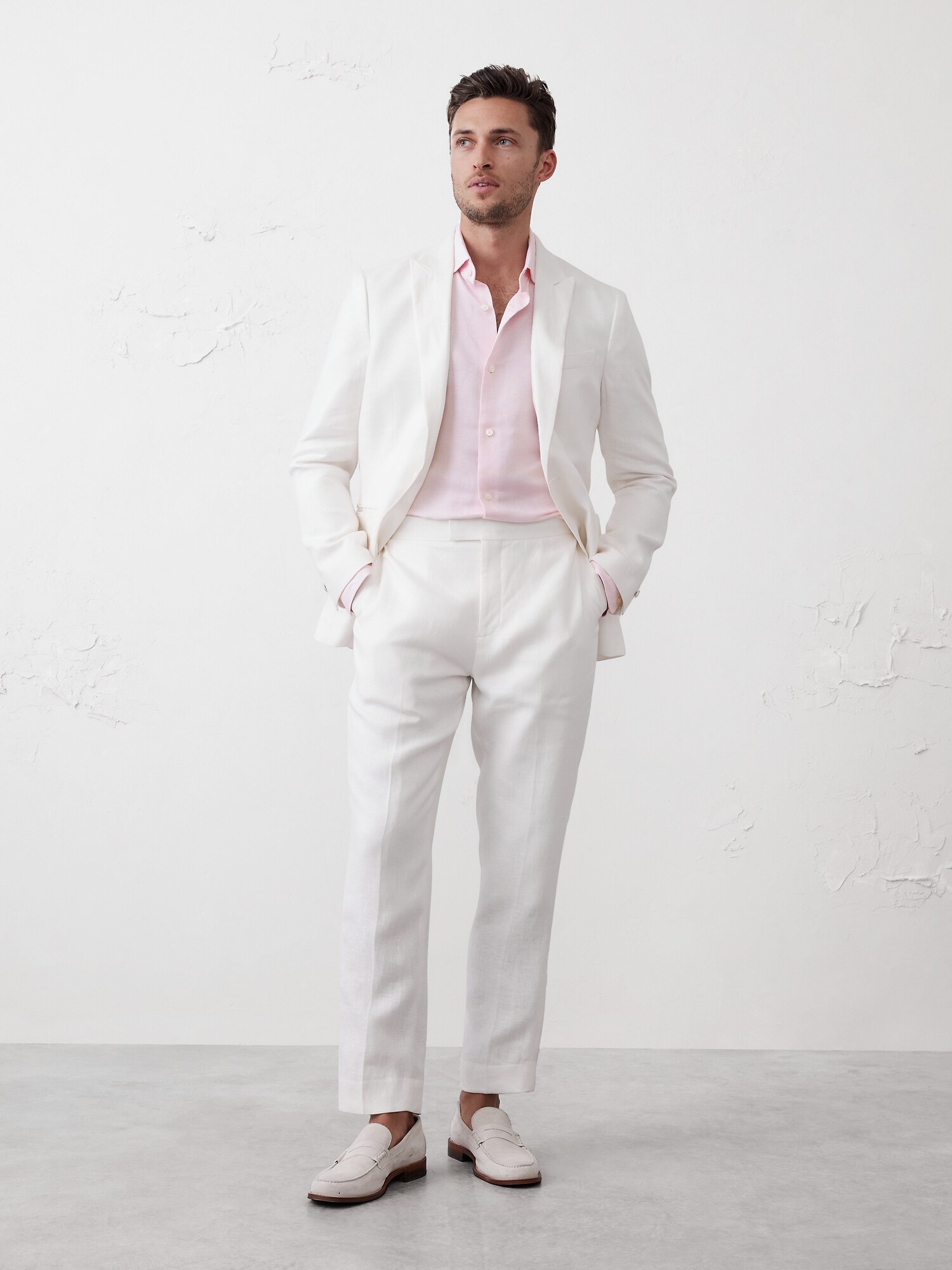 Linen-Blend Shirt