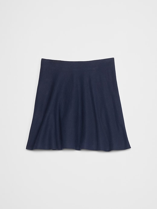 Linen-Blend Mini Slip Skirt Banana Republic Factory