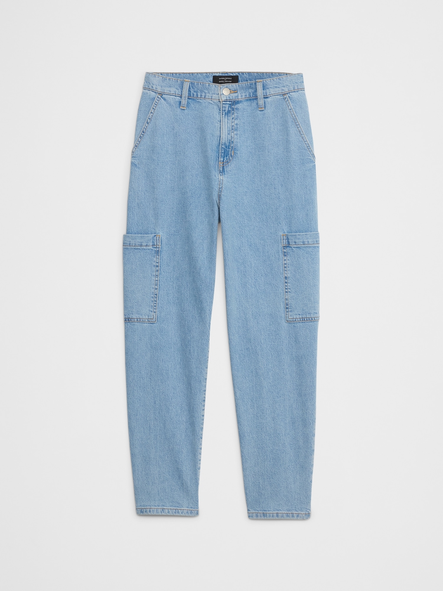 Barrel High-Rise Utility Jean